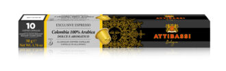 ATTIBASSI COLOMBIA 100% ARABICA W KAPSUŁKACH ALUMINIOWYCH - WIELKI POWRÓT SMACZNEJ KAWY W KAPSUŁKACH